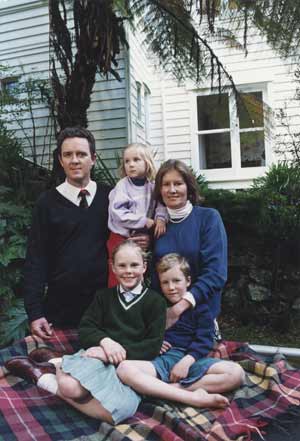 A South African family in Wellington, early 1990s