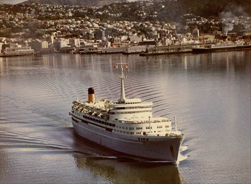 The ocean liner Southern Cross
