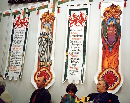 Wellington Welsh Society banners