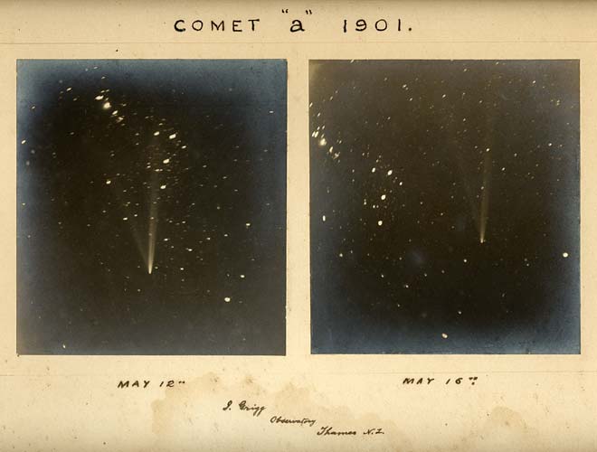 Comet photographed by John Grigg 