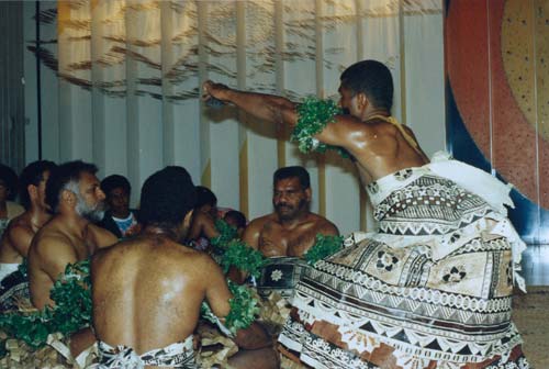 A kava ceremony