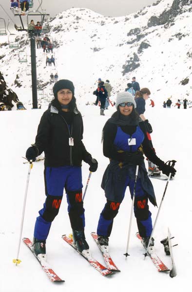 A skiing trip 