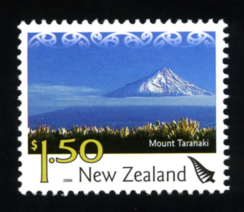 Mt Taranaki stamp