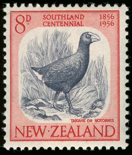 Takahē stamp, 1956 