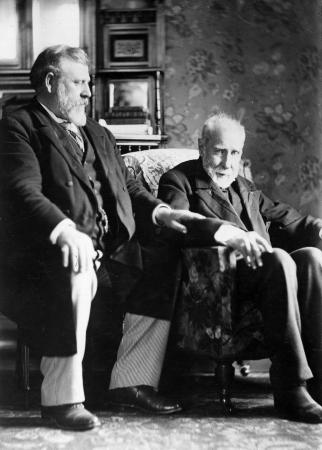 Richard John Seddon (left) and George Grey