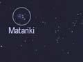 Matariki in the night sky