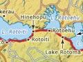 Lake Rotoiti to Lake Rotomā