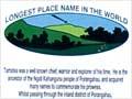 The longest place name in the world