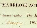 Register of marriage notices, January–March 1862