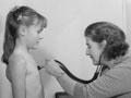 Medical examination at Belvue School, 1970