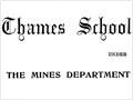 Thames School of Mines: 1901 syllabus