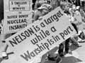 Nuclear warship protests: Nelson