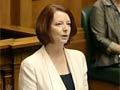 Julia Gillard addresses Parliament