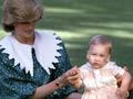 Charles, Diana and William, 1983