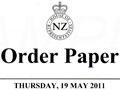 Order paper
