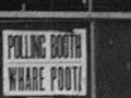 Māori polling booth, 1930s