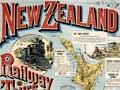 New Zealand railways poster, 1889