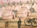 Military camp, Waitara, 1860