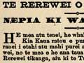 Warning to Māori about playing cards, 1878