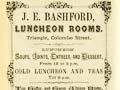 J. E. Bashford's Luncheon Rooms