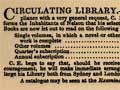 Nelson circulating library, 1842