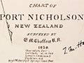 First chart published in New Zealand, Hocken Library