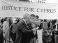 A demonstration against the occupation of Cyprus, 1994