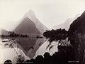 Mitre Peak photographed by Alfred Burton, around 1889