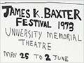 James K. Baxter festival, 1973
