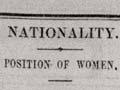 Citizenship for women