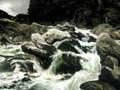 ‘A waterfall in the Otira Gorge’ 