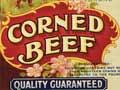 Corned beef label
