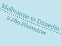 From Melbourne to Dunedin