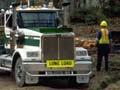 Modern logging truck