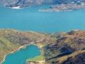 Lakes Wānaka and Hāwea from the air