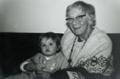 Freda Cook with her great-niece