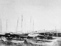 The boat yard operated by Archibald Logan and his brothers Robert and John, Auckland, 1898