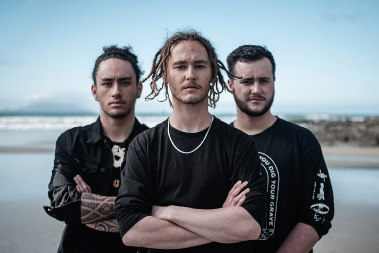 Members of the band Alien Weaponry.