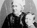 Mary Muller and her grandson