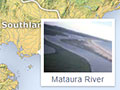 South Island river areas