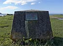 Memorial cairn to Cook, Anaura Bay