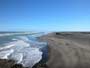 Whatipu Beach, an example of black sand beach