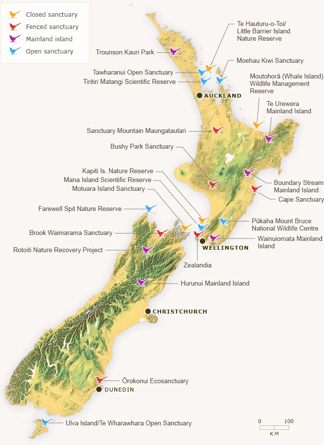 Wildlife sanctuaries