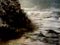 Lighthouse in rough sea