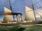 Masted steam ship