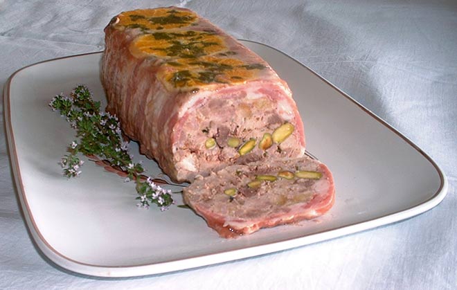 Pheasant terrine