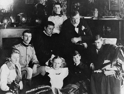 Richard John Seddon and family, about 1899