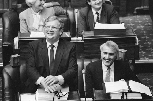 David Lange and Geoffrey Palmer 