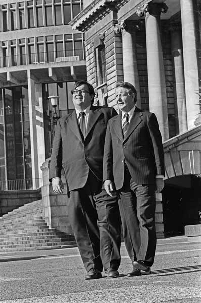 David Lange and Bill Rowling 