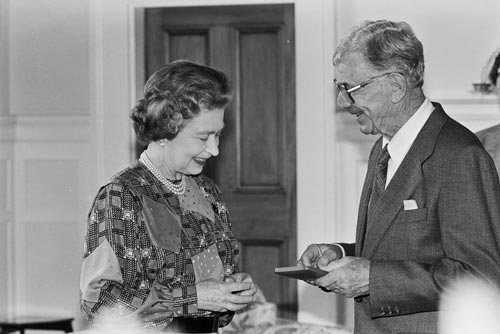 Receiving a royal honour